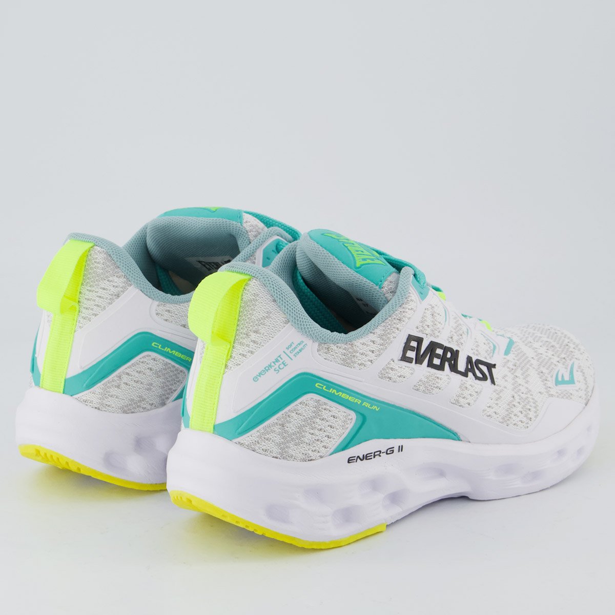 Tênis Everlast Climber Run Feminino Branco e Verde Branco 3