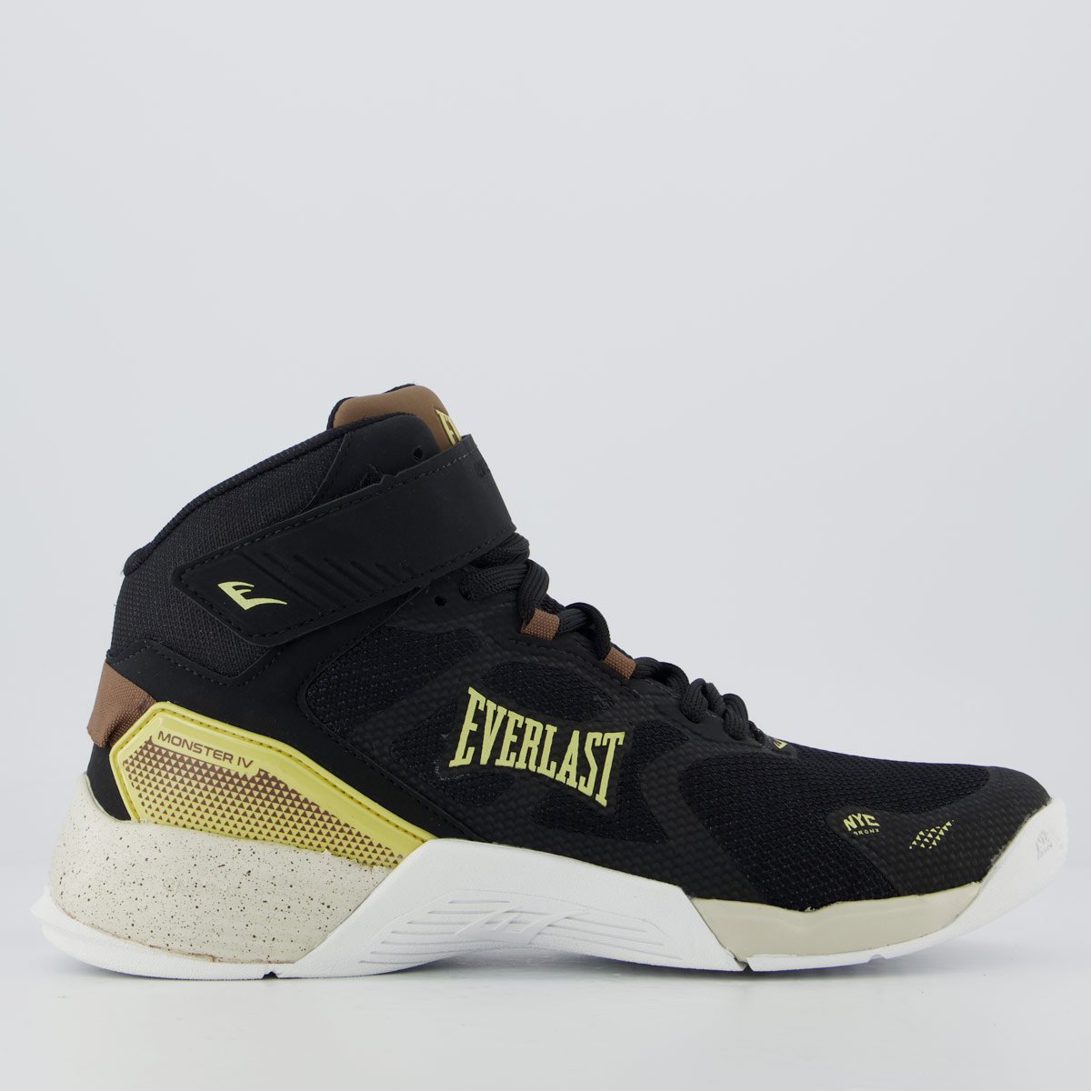 Tênis Everlast Monster 4 Preto e Amarelo