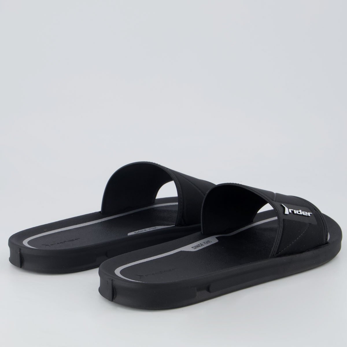 Chinelo Rider Street Preto Preto 4