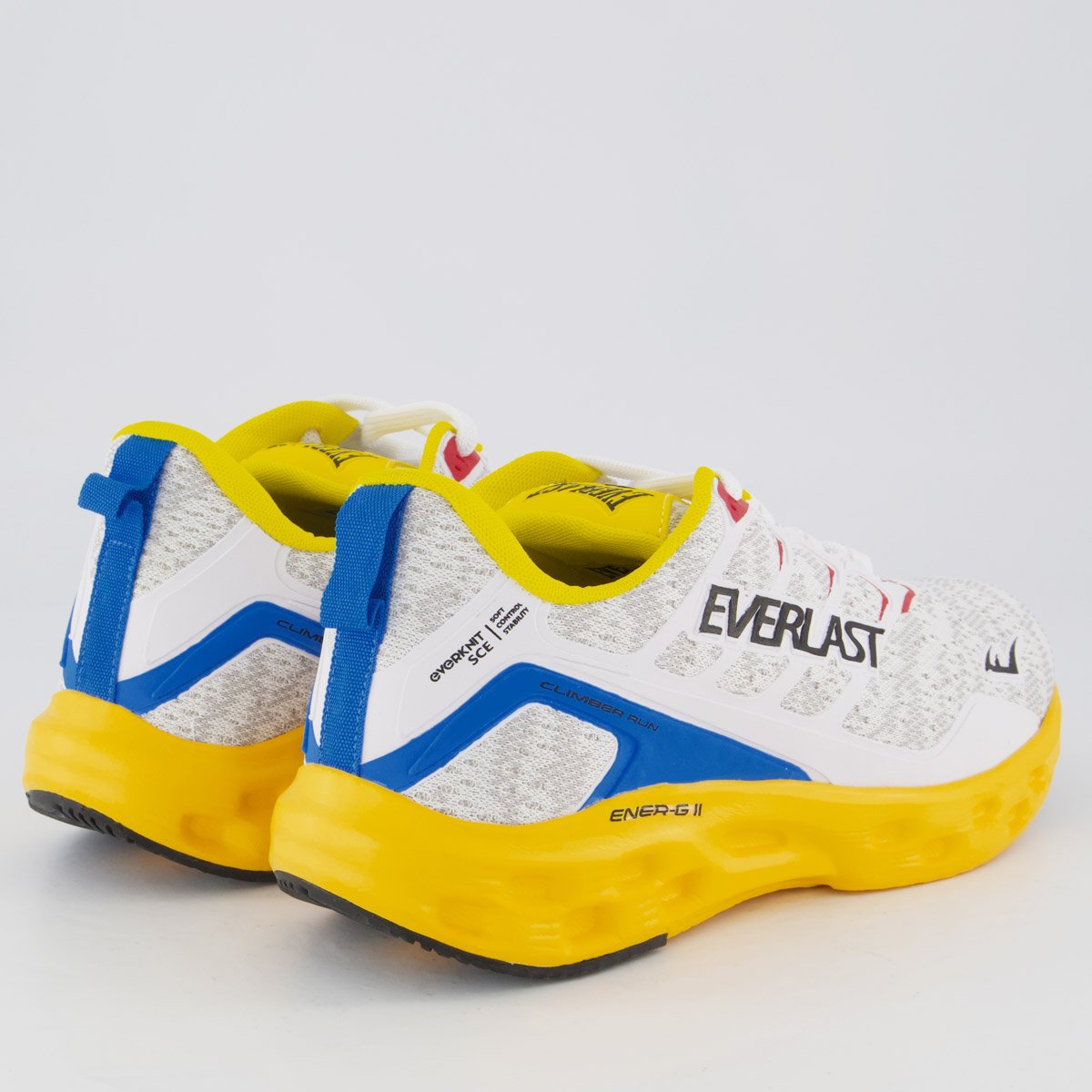 Tênis Everlast Climber Run Feminino Branco e Amarelo Branco 3