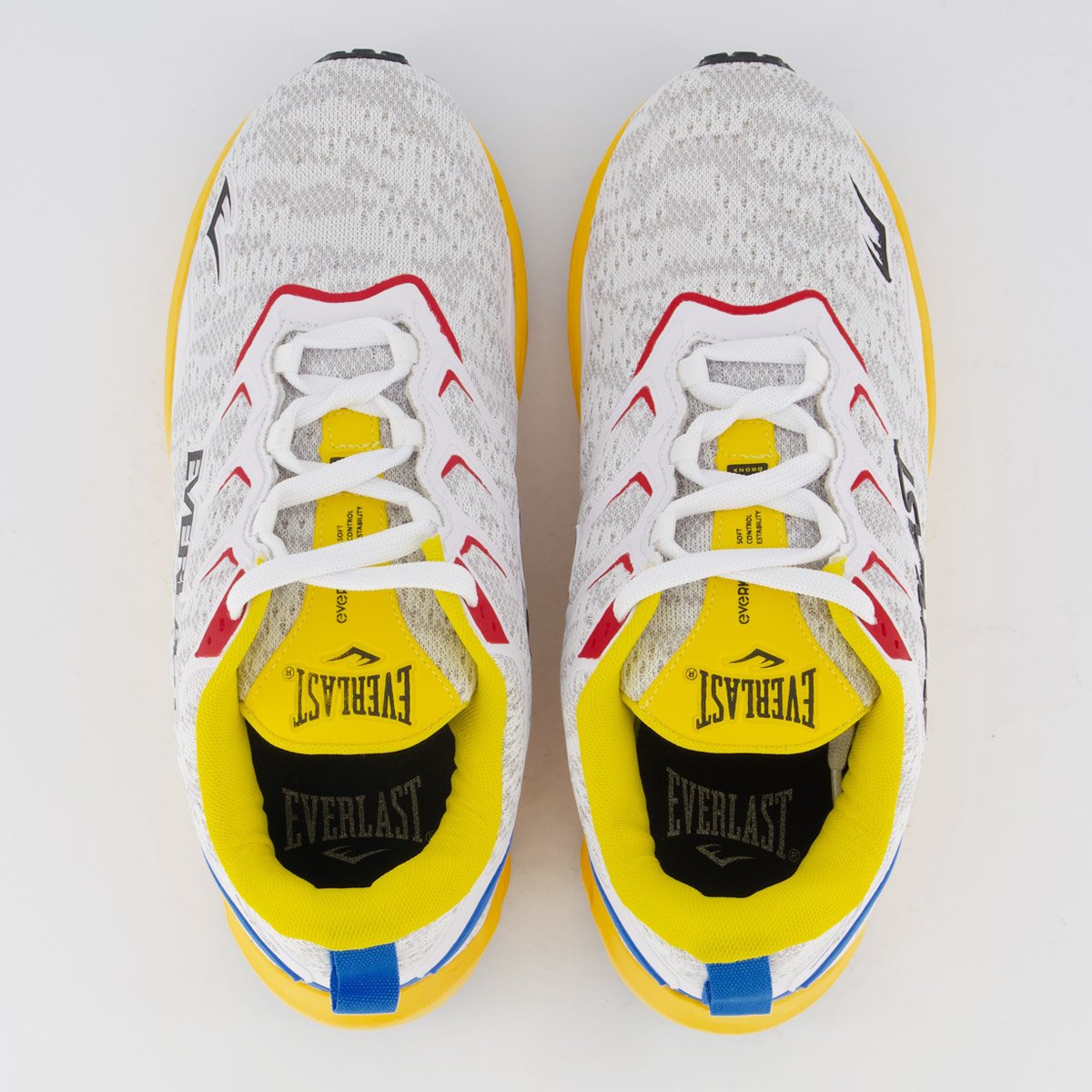 Tênis Everlast Climber Run Feminino Branco e Amarelo Branco 4