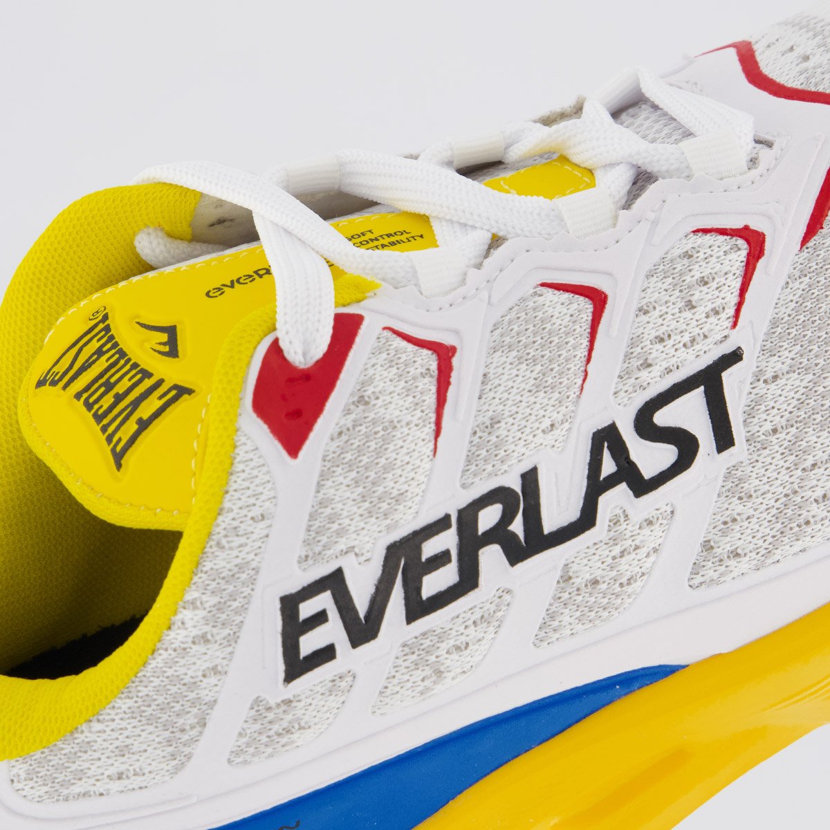 Tênis Everlast Climber Run Feminino Branco e Amarelo Branco 7