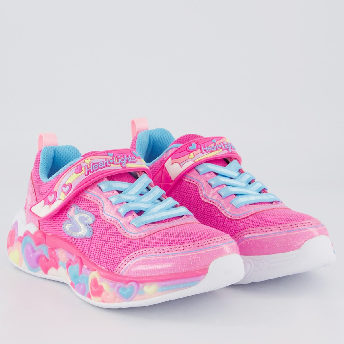 Tênis Skechers Light Heart Infantil Rosa Rosa 2