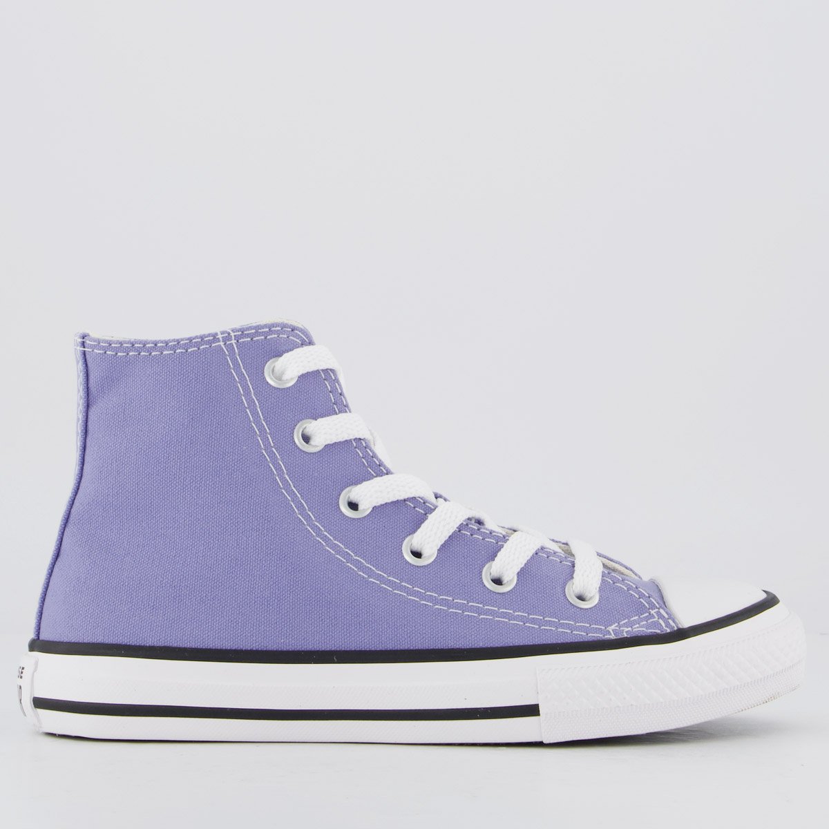 Tênis Converse All Star Chuck Taylor Cano Alto Juvenil Lilás