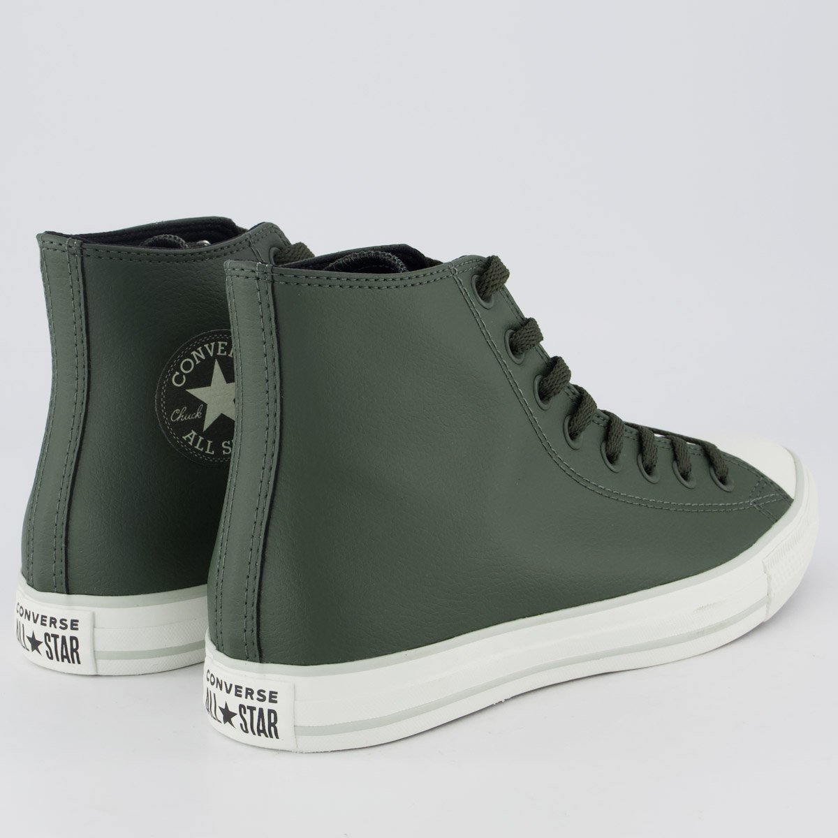 Tênis Converse All Star Chuck Taylor Sintetico Cano Alto Verde Verde 3