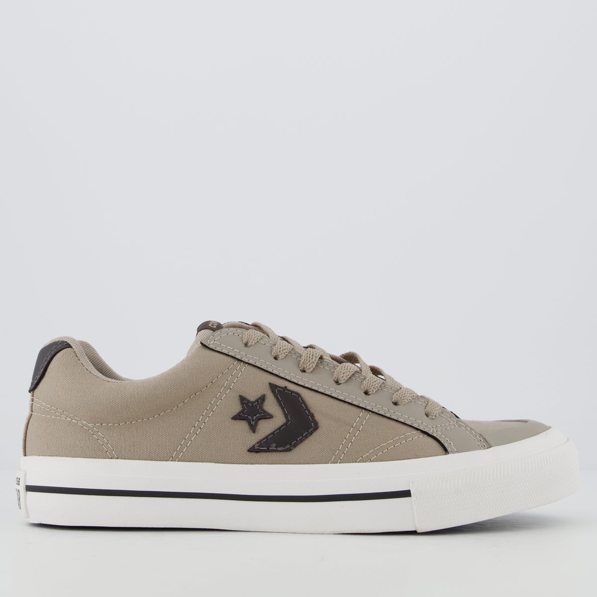 Tênis Converse All Star Sport Casual Bege e Marrom