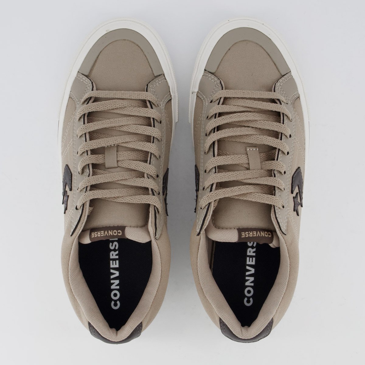 Tênis Converse All Star Sport Casual Bege e Marrom Bege 4