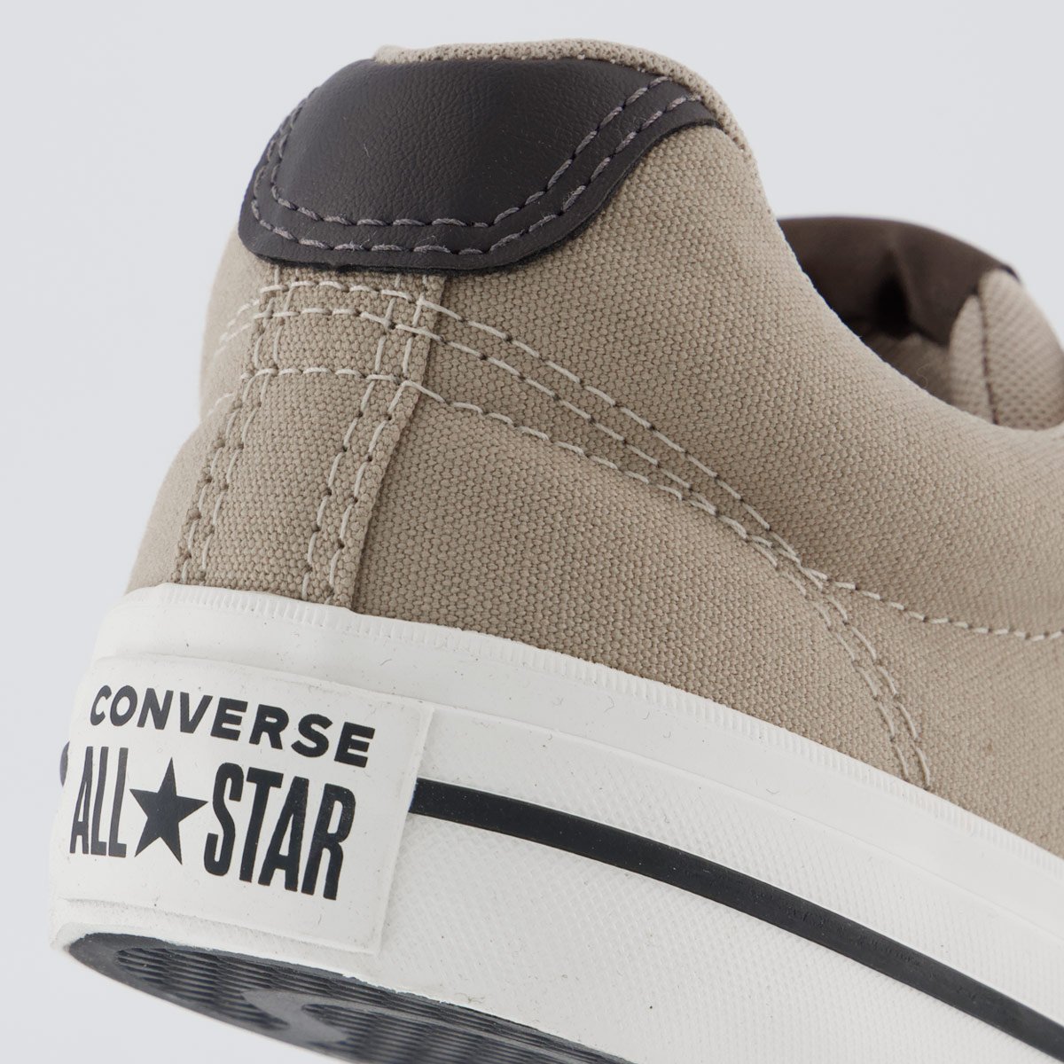 Tênis Converse All Star Sport Casual Bege e Marrom Bege 6