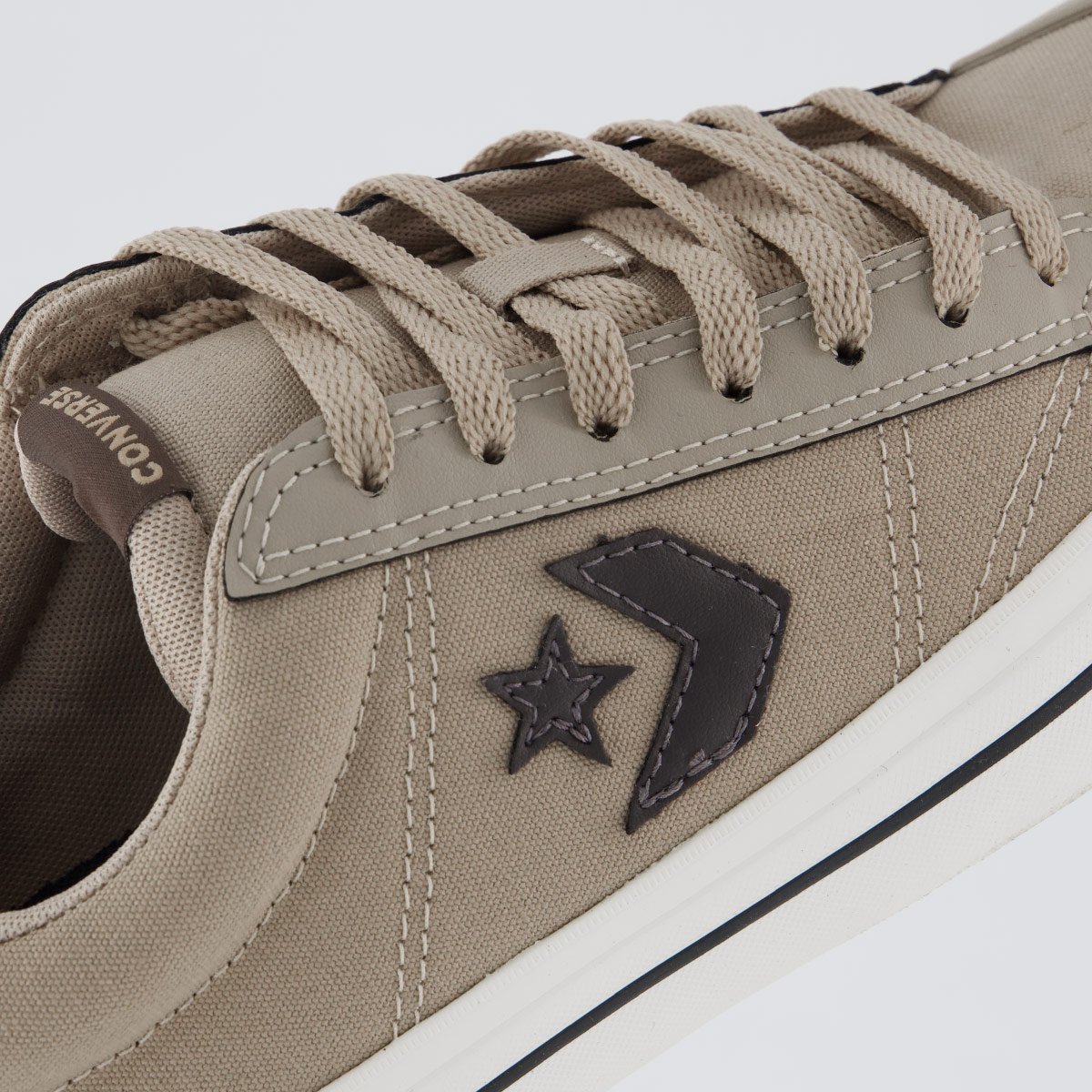 Tênis Converse All Star Sport Casual Bege e Marrom Bege 7