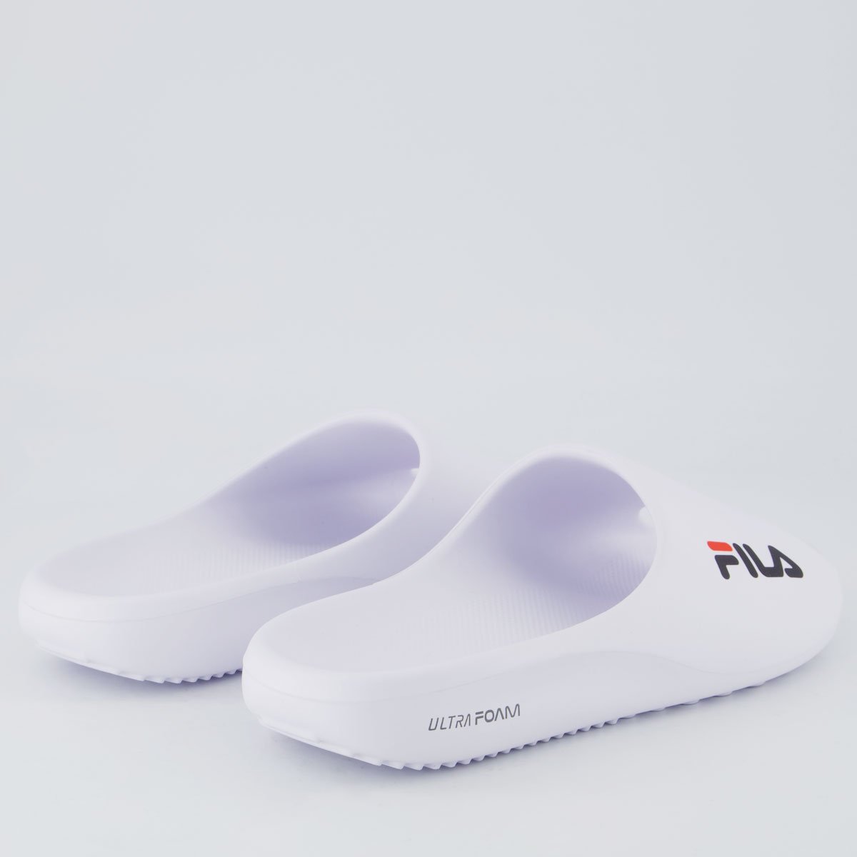 Chinelo Fila Drifter Foam Logo Branco Branco 4