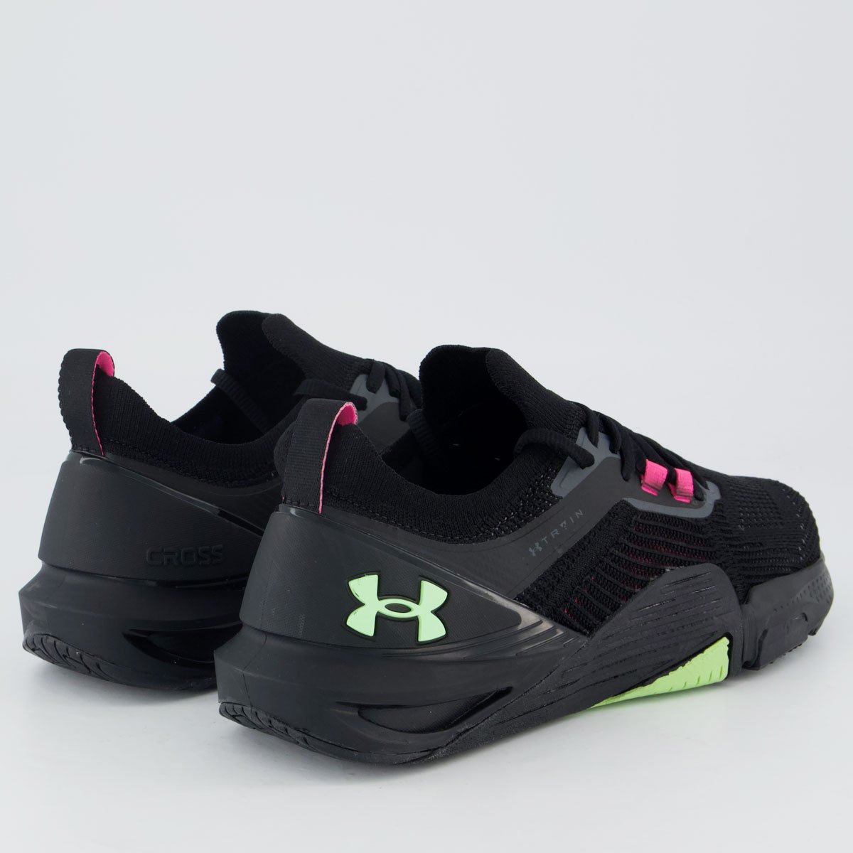 Tênis Under Armour Tribase Cross 2 SE Feminino Preto e Roxo Preto 3