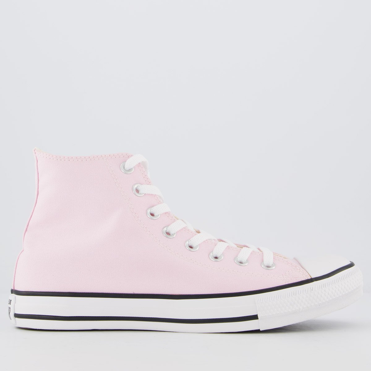 Tênis Converse All Star Chuck Taylor Cano Médio Rosa Claro