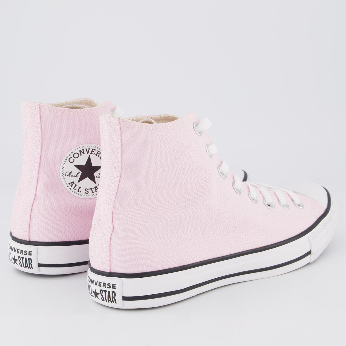 Tênis Converse All Star Chuck Taylor Cano Médio Rosa Claro Rosa 3