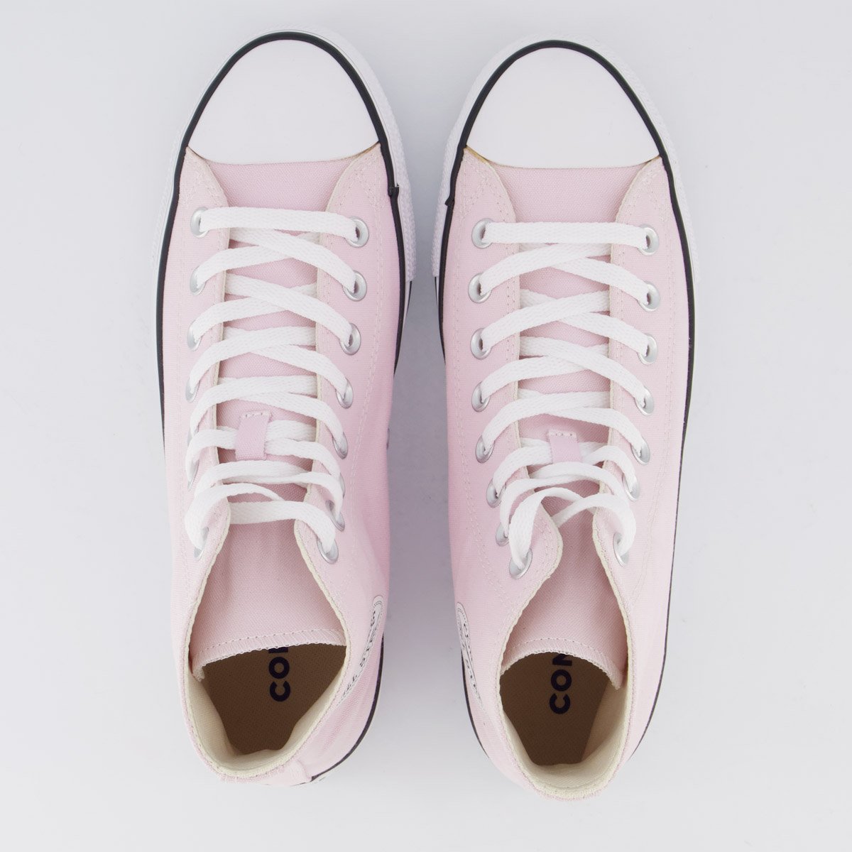 Tênis Converse All Star Chuck Taylor Cano Médio Rosa Claro Rosa 4