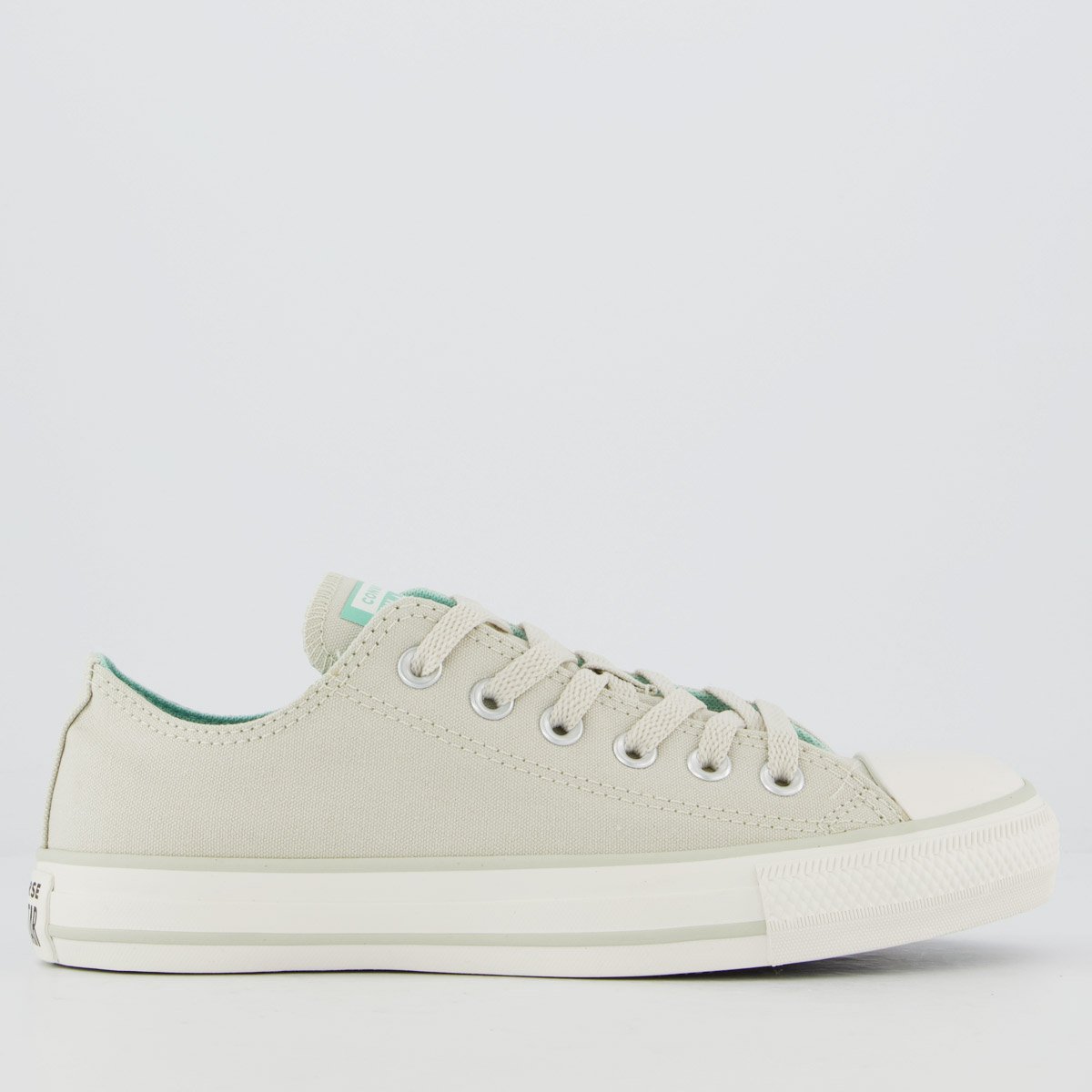 Tênis Converse All Star Chuck Taylor Feminino Bege e Verde