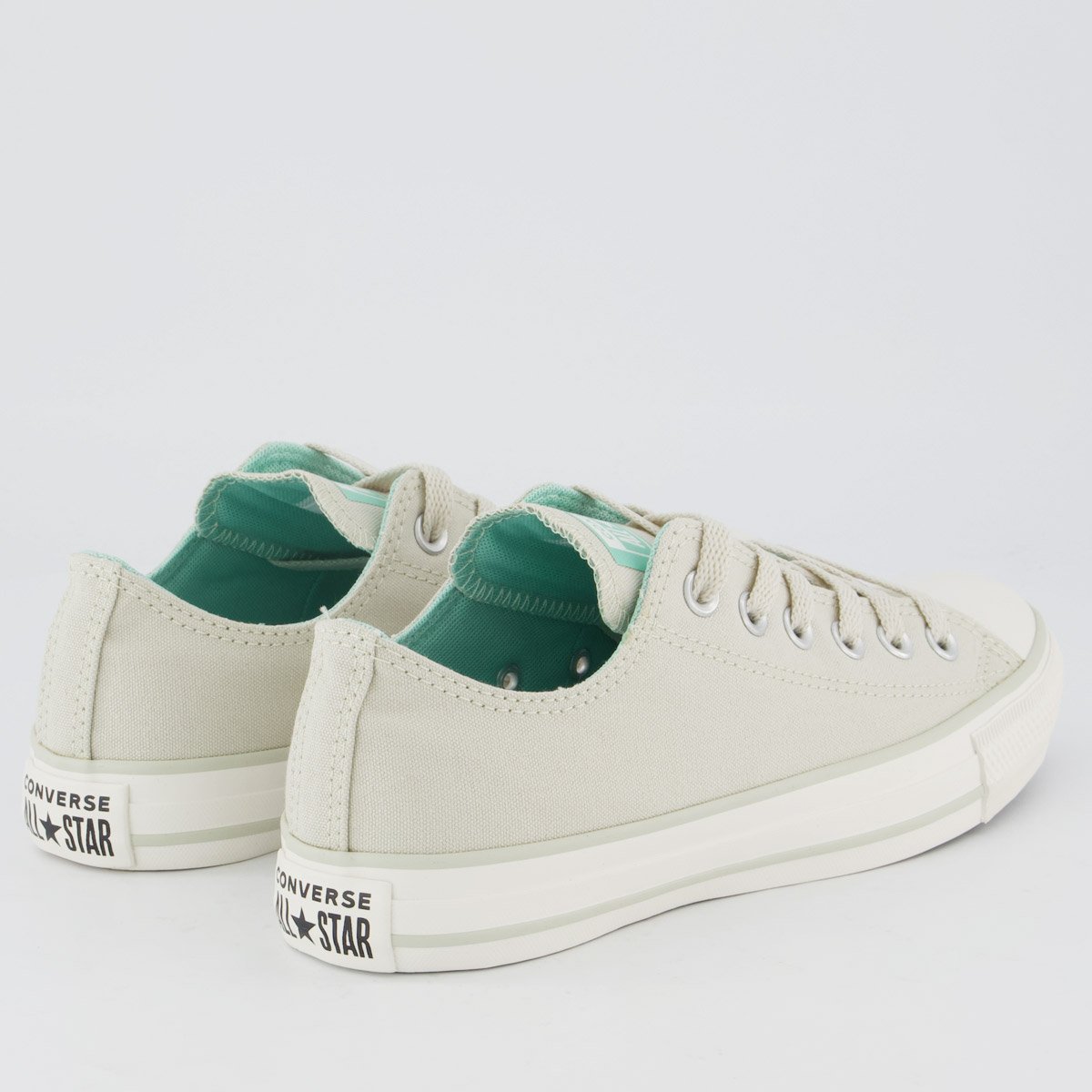 Tênis Converse All Star Chuck Taylor Feminino Bege e Verde Bege/Verde 3
