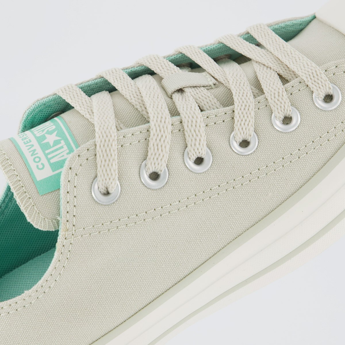 Tênis Converse All Star Chuck Taylor Feminino Bege e Verde Bege/Verde 7
