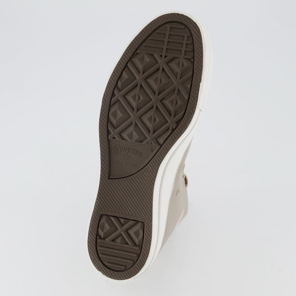 Tênis Converse All Star Chuck Taylor Sintetico Cano Médio Feminino Bege Bege 5