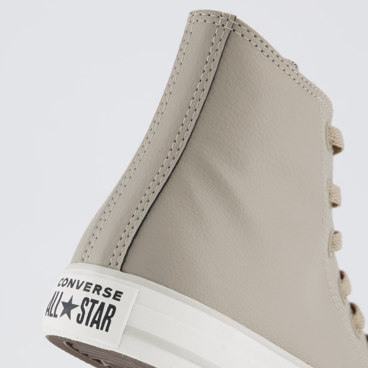 Tênis Converse All Star Chuck Taylor Sintetico Cano Médio Feminino Bege Bege 6