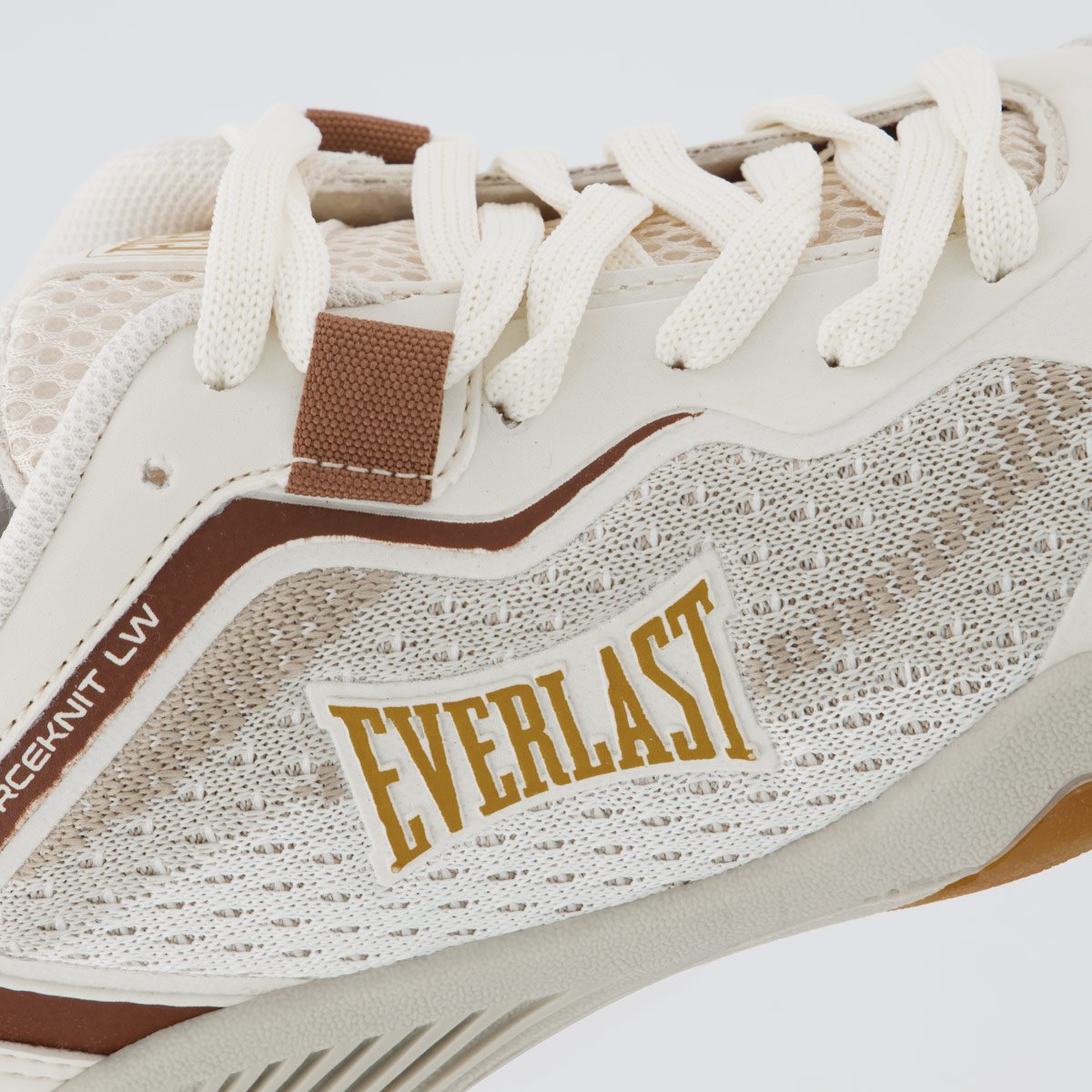 Tênis Everlast Forceknit Low Bege e Marrom Branco 7
