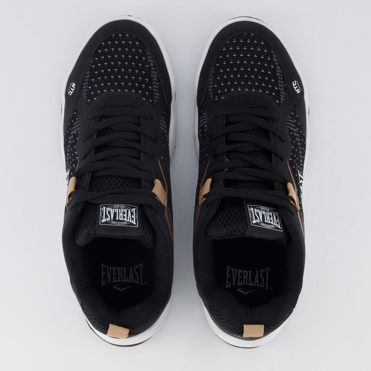 Tênis Everlast Forceknit Low Preto e Marrom Preto 4