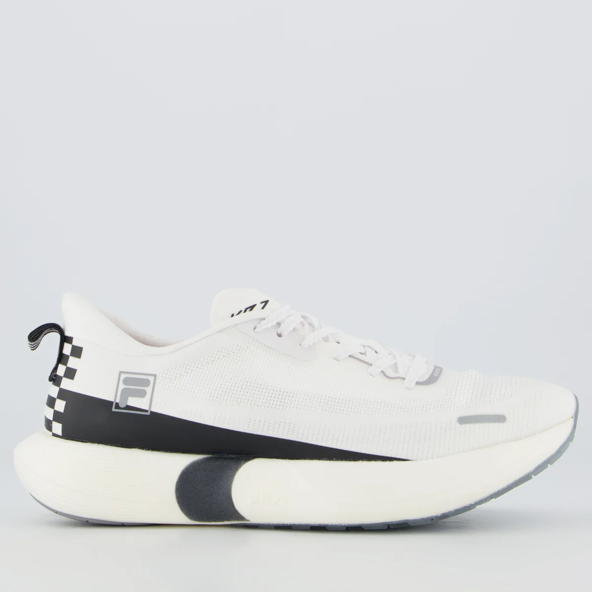 Tenis Fila Kr7 Pro Speed Tech Feminino Branco e Preto