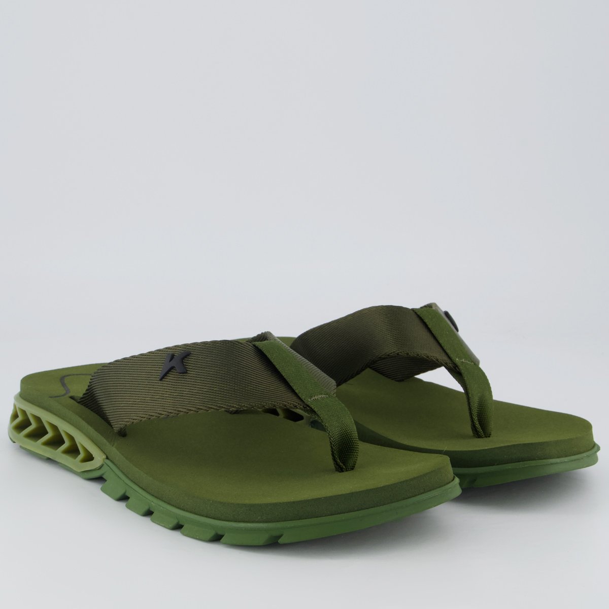 Chinelo Kenner Rakka Mono Verde Militar Verde 3