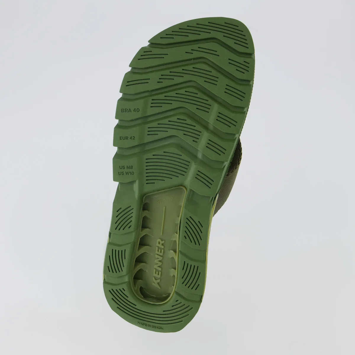 Chinelo Kenner Rakka Mono Verde Militar Verde 5