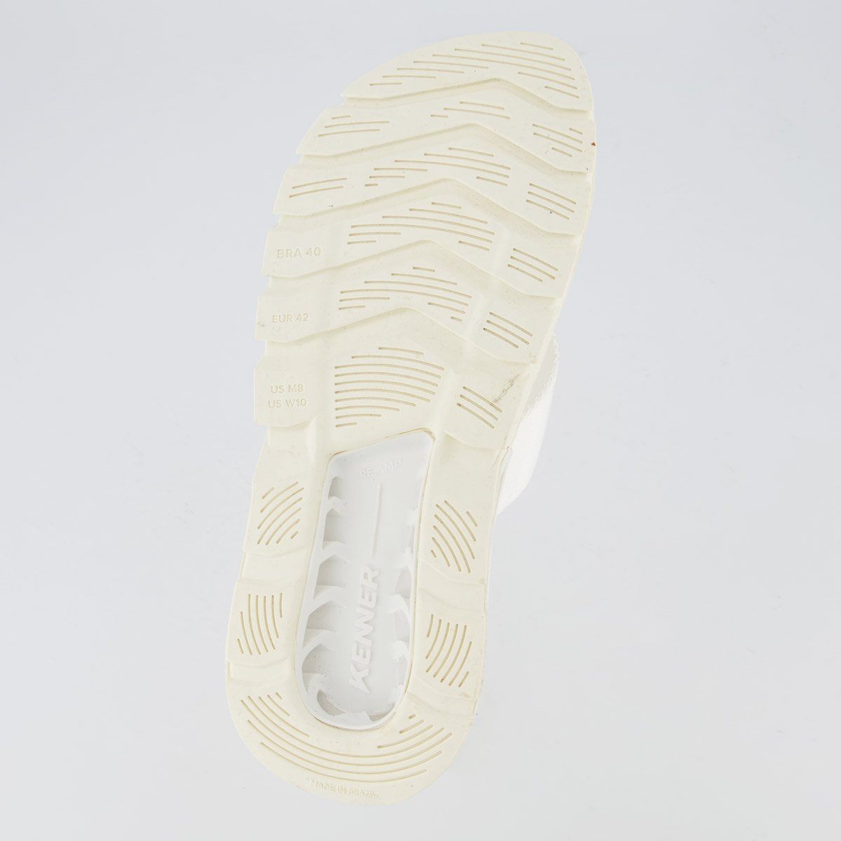 Chinelo Kenner Rakka Mono Candy Branco Branco 5