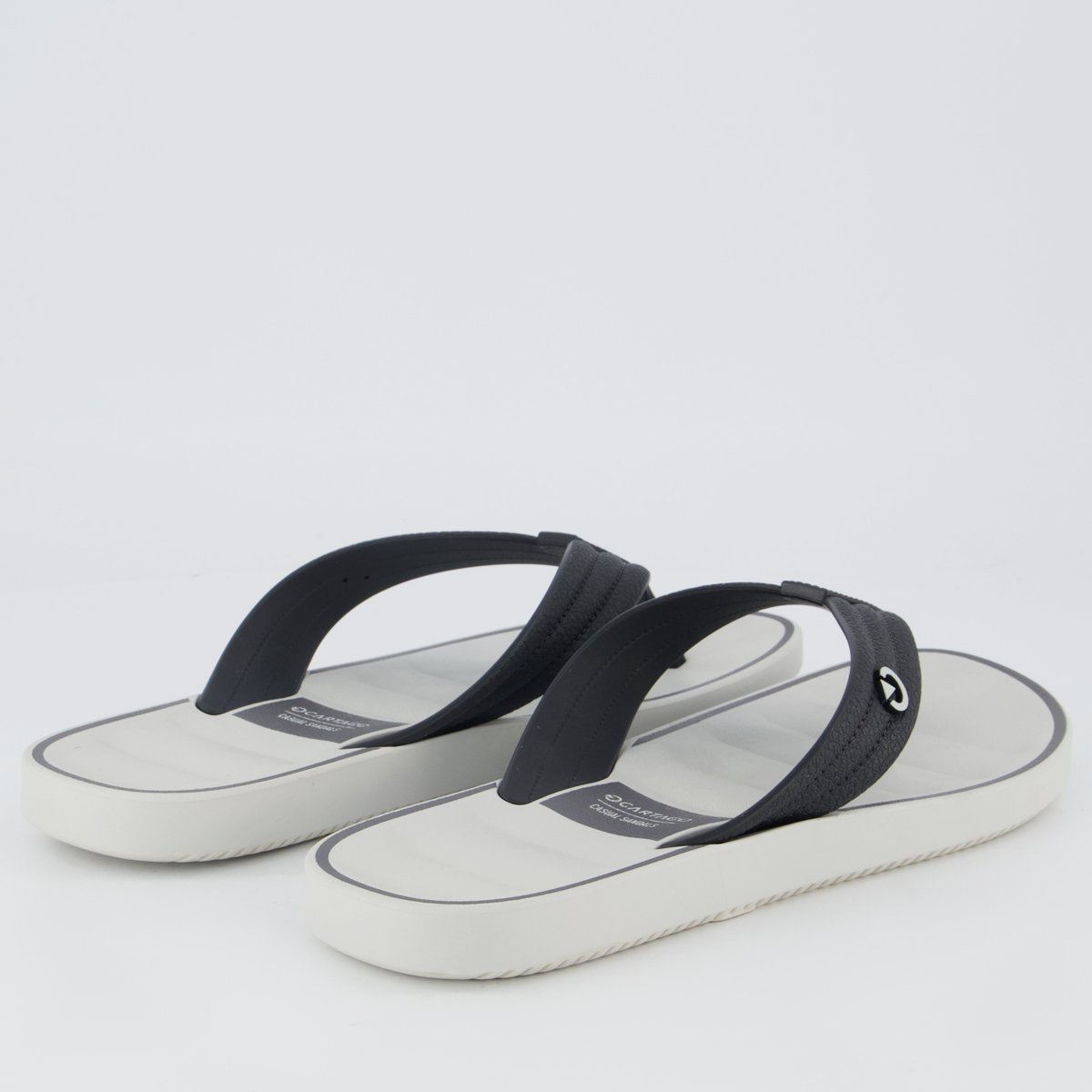 Chinelo Cartago Monterrey Cinza e Preto Preto 3