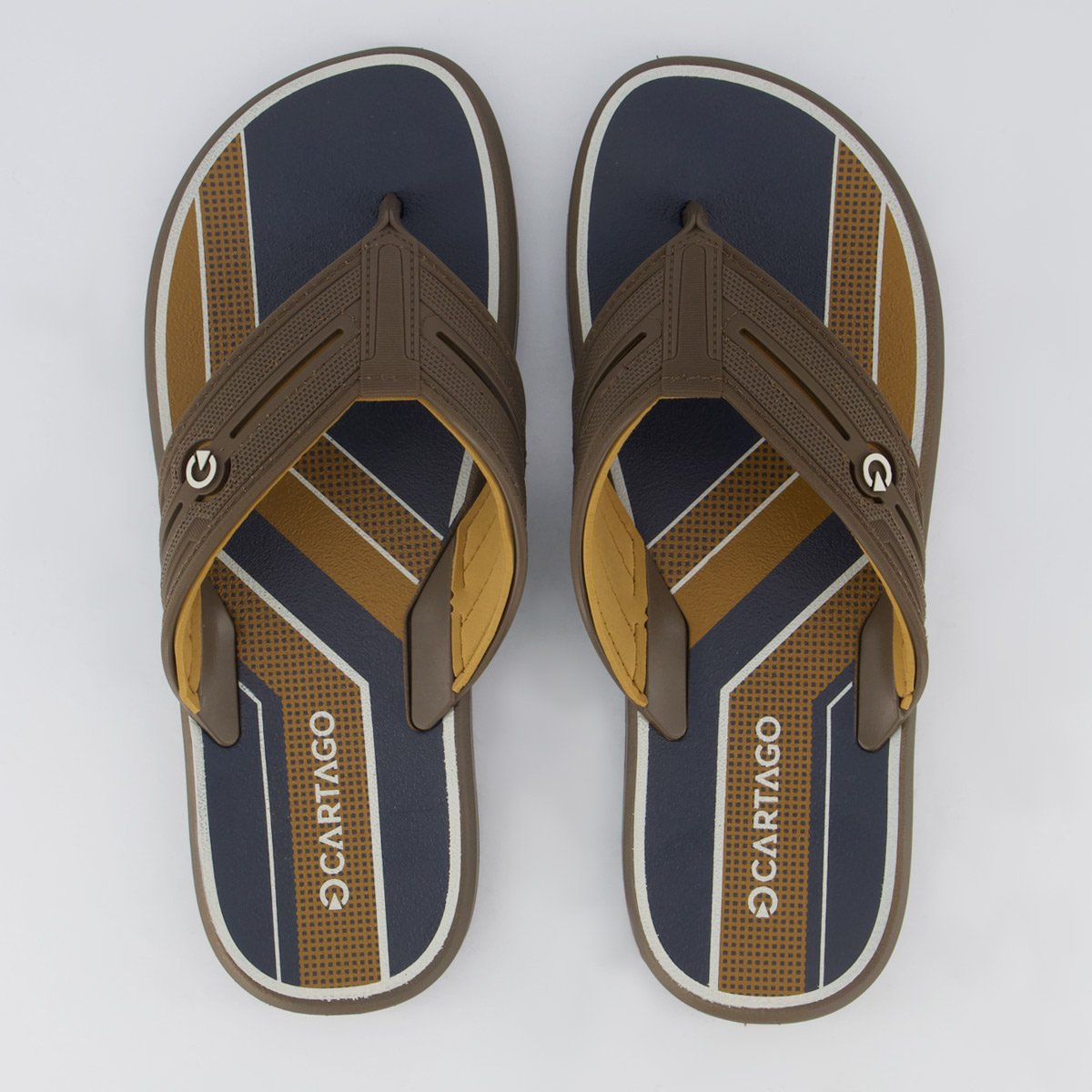 Chinelo Cartago Palermo III Marrom