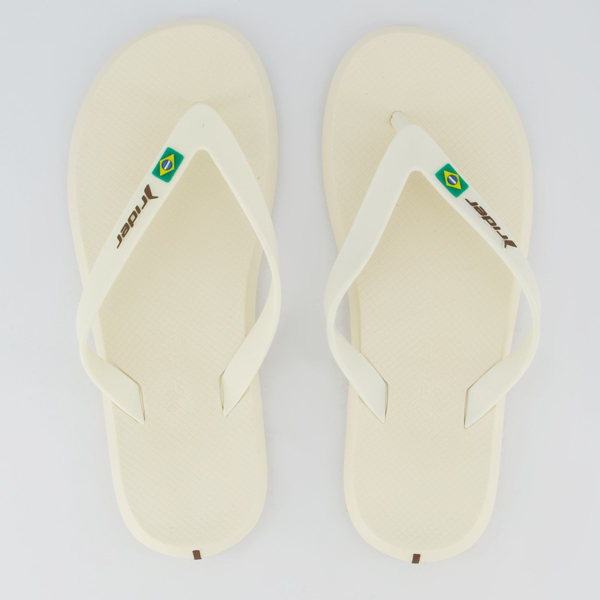 Chinelo Rider R1 Brasil Bege