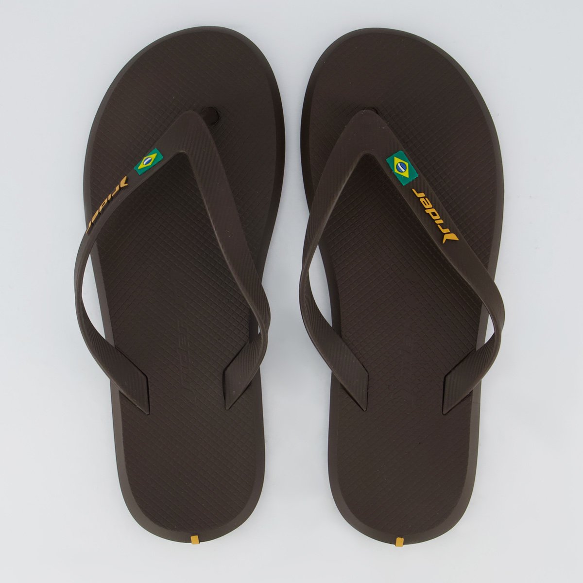 Chinelo Rider R1 Brasil Marrom