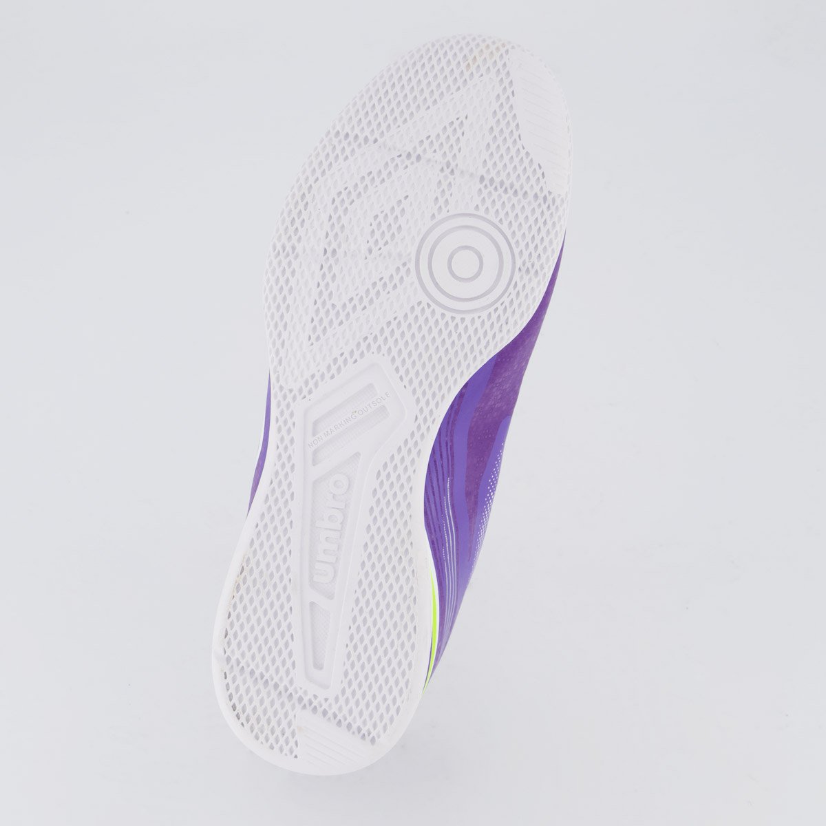 Chuteira Umbro Techno II Futsal Juvenil Roxa e Branca Roxo 5