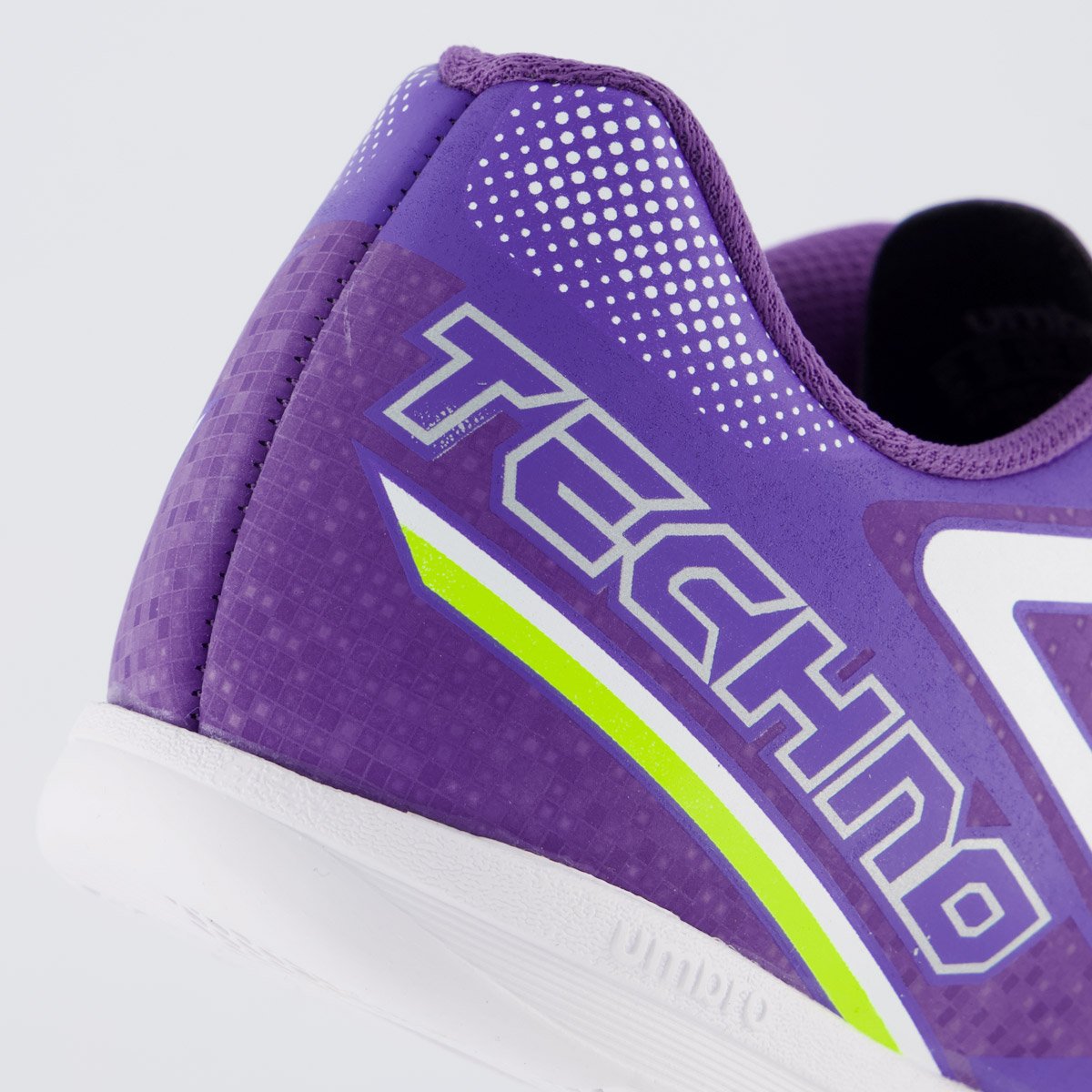 Chuteira Umbro Techno II Futsal Juvenil Roxa e Branca Roxo 6