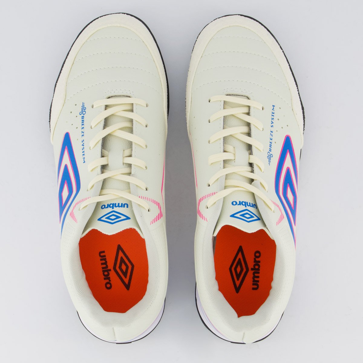 Chuteira Umbro Neo Comfort Society Branca e Rosa Branco 4