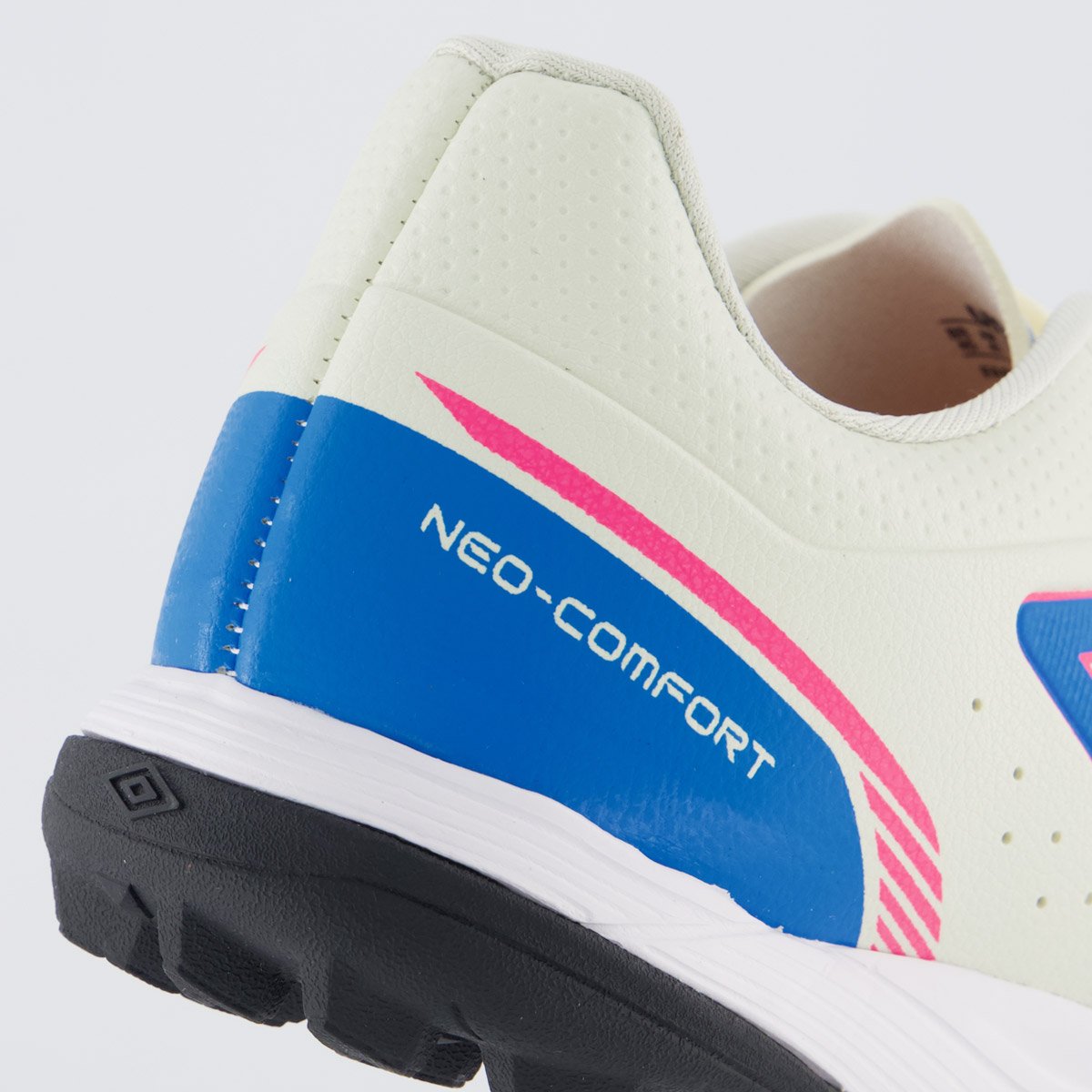 Chuteira Umbro Neo Comfort Society Branca e Rosa Branco 6