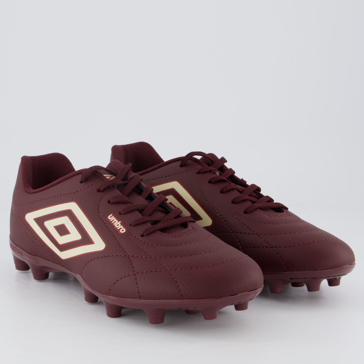 Chuteira Umbro Class Footballer Campo Bordô e Branca Bordô 2