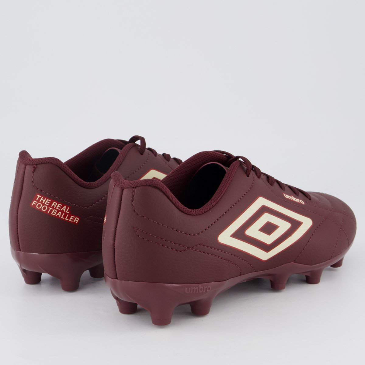 Chuteira Umbro Class Footballer Campo Bordô e Branca Bordô 3