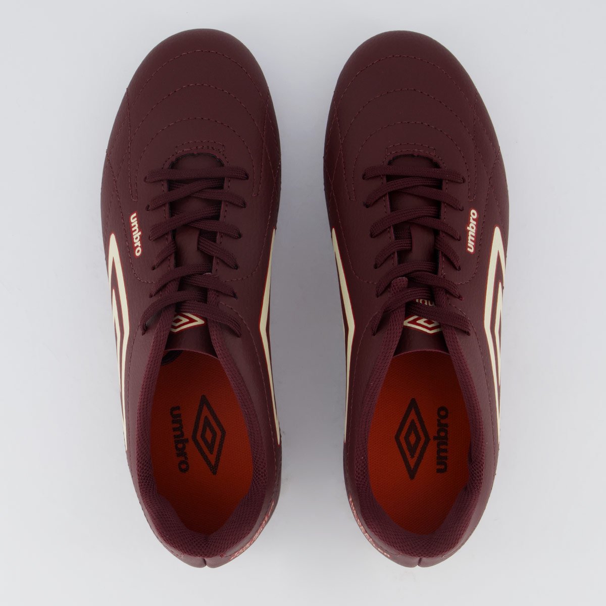 Chuteira Umbro Class Footballer Campo Bordô e Branca Bordô 4