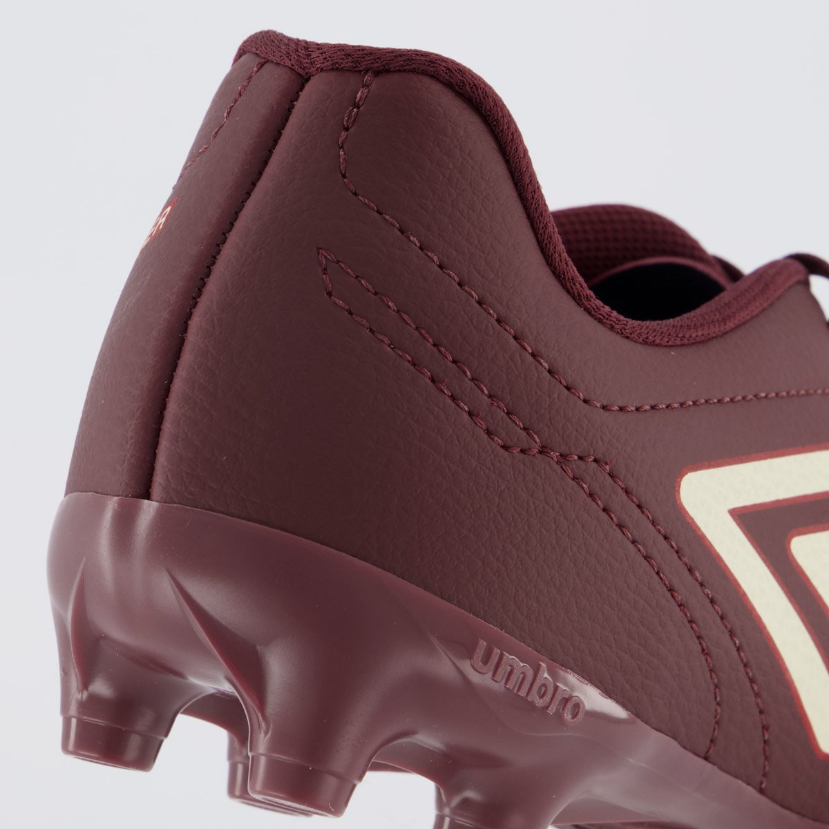 Chuteira Umbro Class Footballer Campo Bordô e Branca Bordô 6
