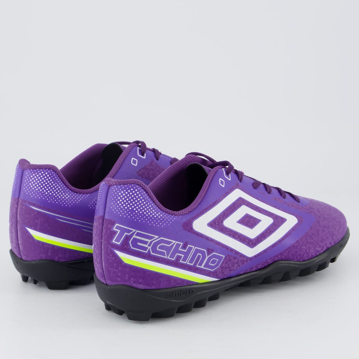 Chuteira Umbro Techno II Society Roxa e Branca Roxo 3