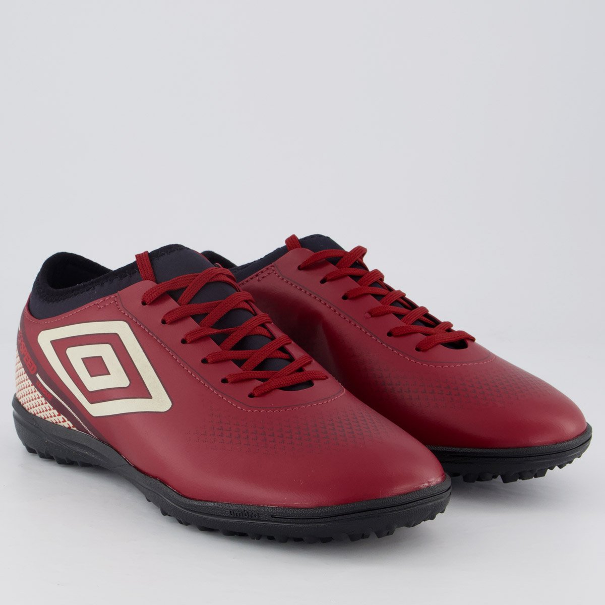Chuteira Umbro Top Speed League Society Bordô Bordô 2