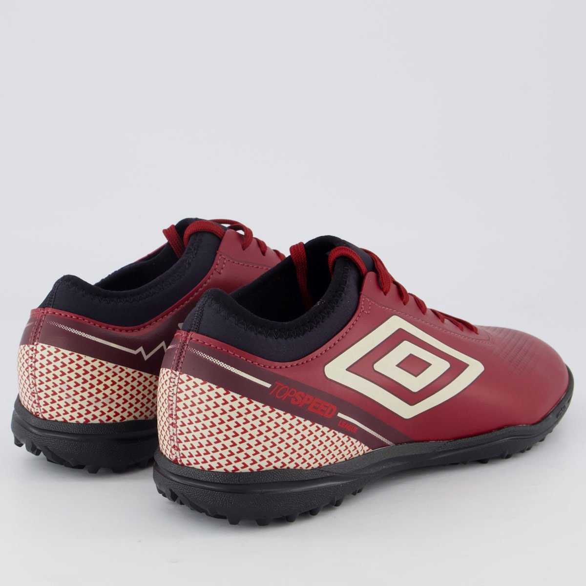Chuteira Umbro Top Speed League Society Bordô Bordô 3