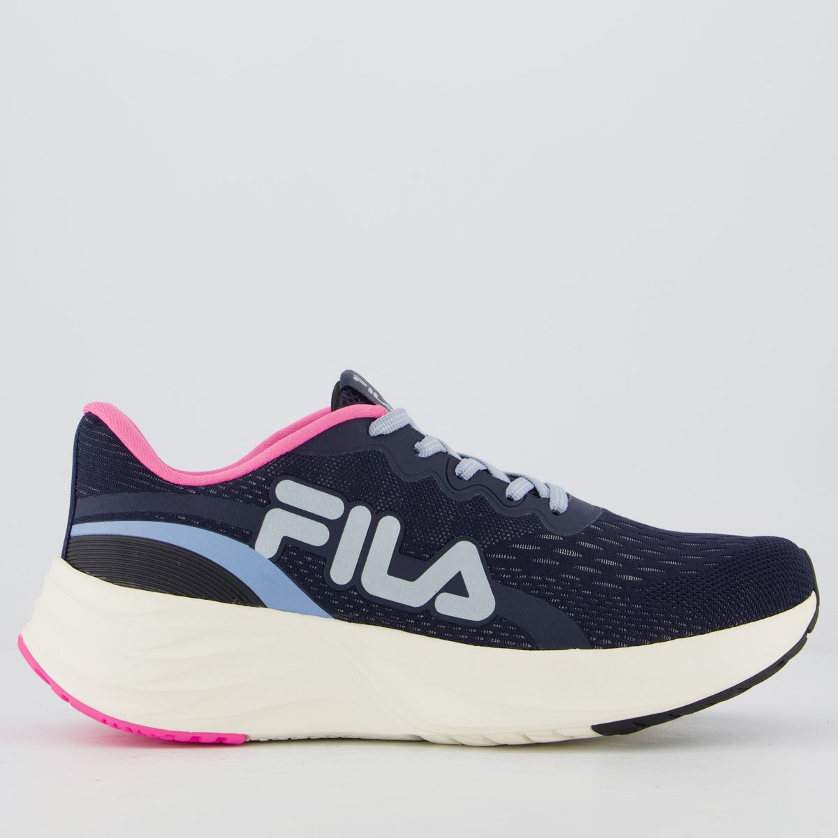 Tenis Fila Comet 2 Feminino Azul e Rosa