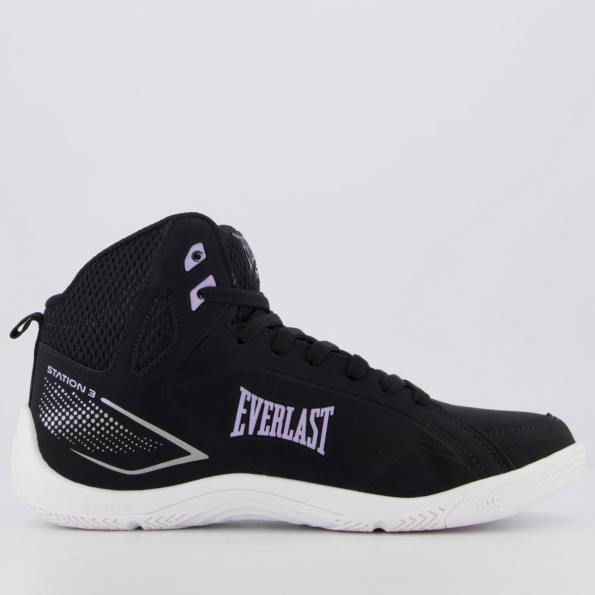 Tênis Everlast Station 3 Feminino Preto e Lilás