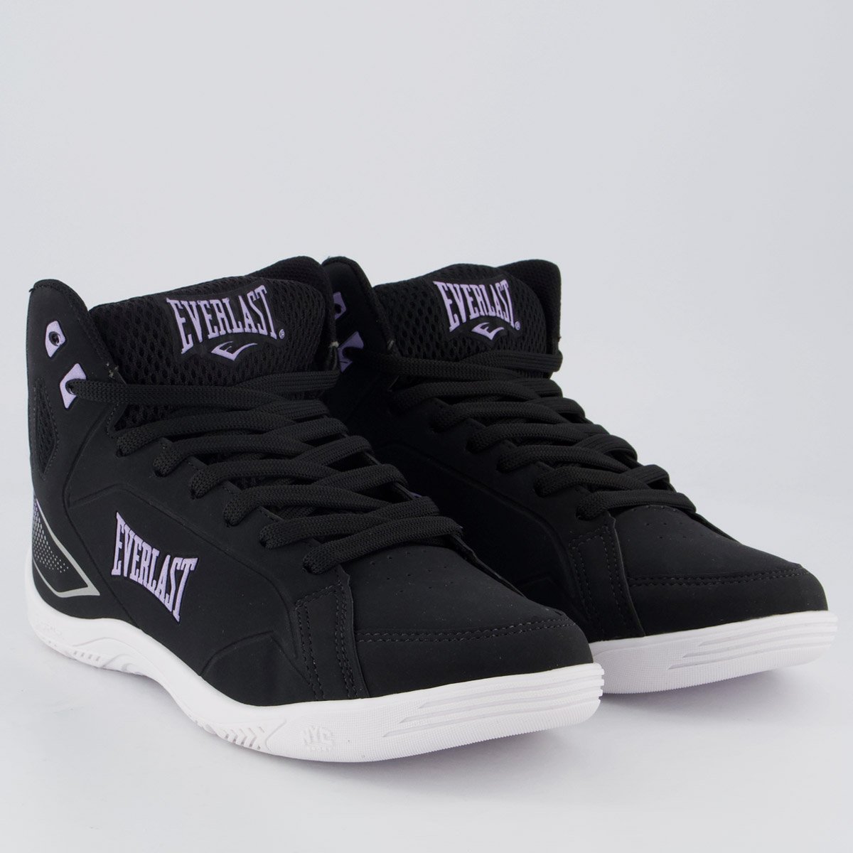 Tênis Everlast Station 3 Feminino Preto e Lilás Preto 2
