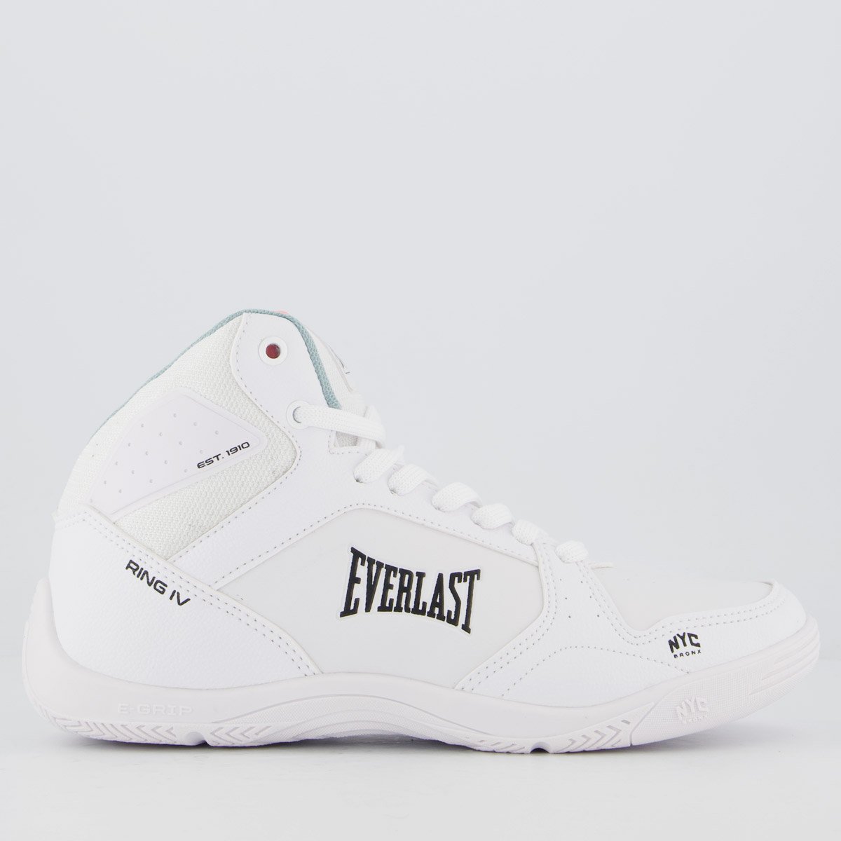 Tênis Everlast Ring IV Feminino Branco e Preto Branco 5