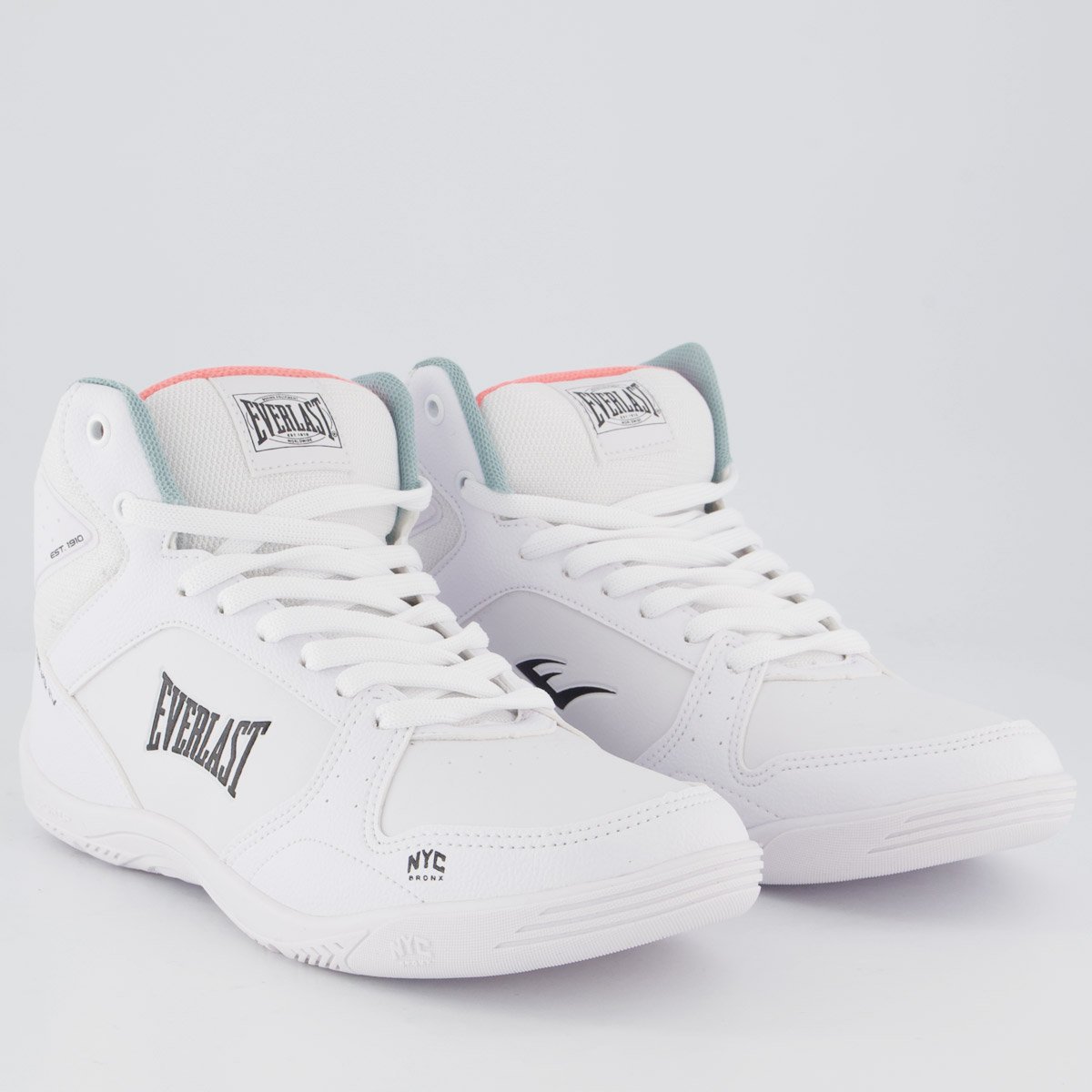 Tênis Everlast Ring IV Feminino Branco e Preto Branco 6
