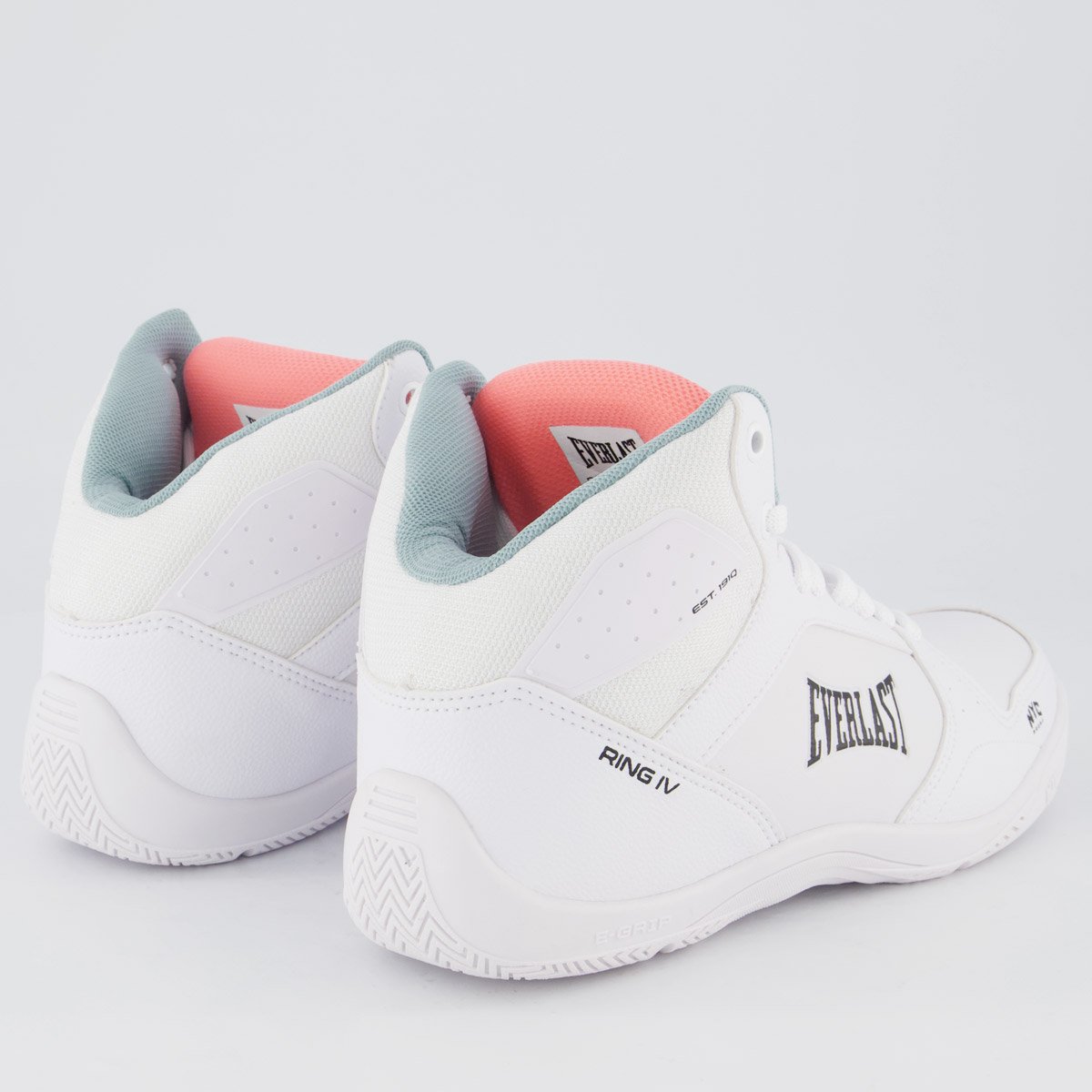 Tênis Everlast Ring IV Feminino Branco e Preto Branco 7